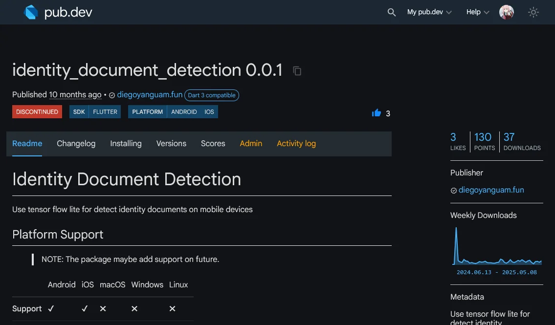 Identity Document Detection (Discontinued)